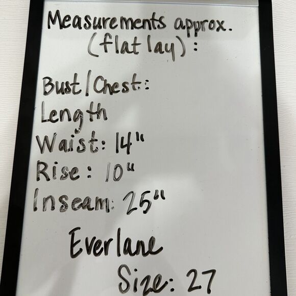 Everlane Jeans Women Size 27 The Cheeky Bootcut Ankle High Rise Two-Tone - Picture 11 of 11